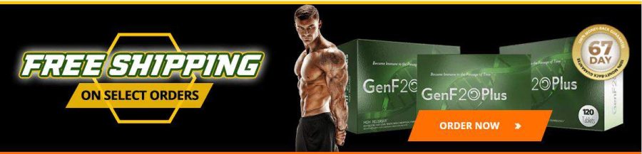 IGF-1 LR3: Uses, Benefits, Side Effects, and What You Should Know Muscular man standing next to GenF20 Plus packages