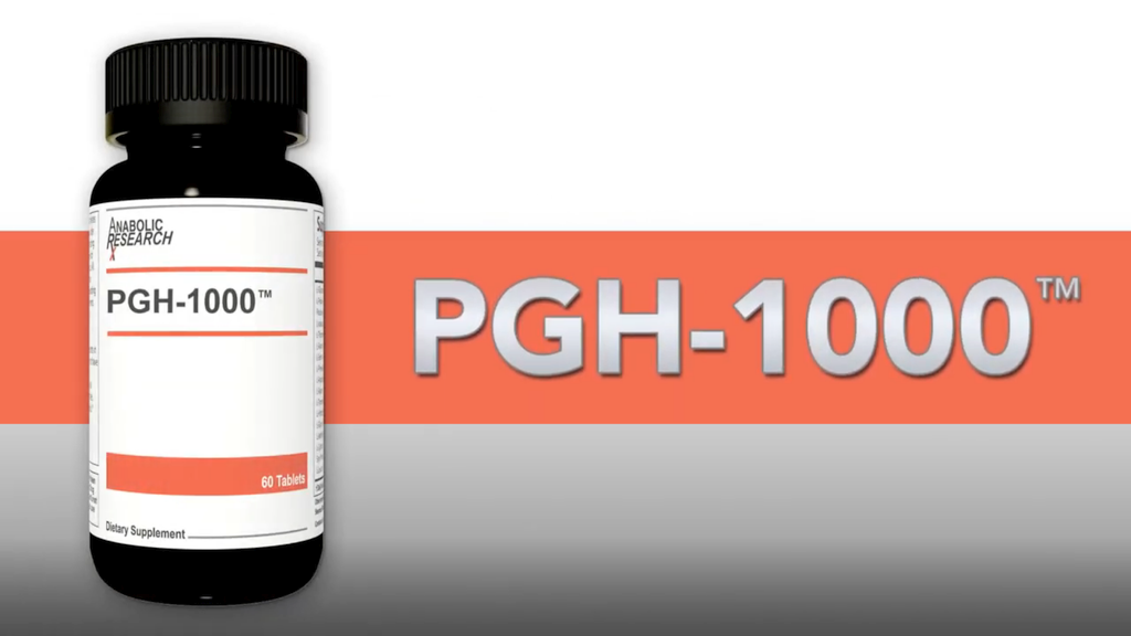 PGH-1000 bottle with banner on white background