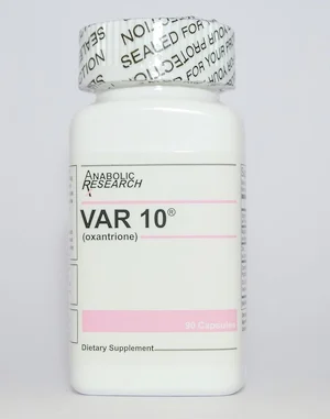 Unopened bottle of VAR 10 that I used for my review